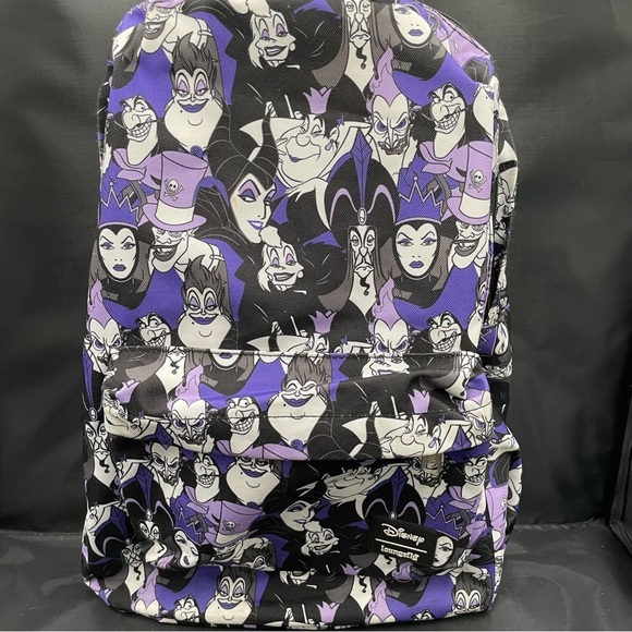 Disney Loungefly Villains Purple and Black Backpack main image 7